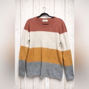 Striped Women's Crew Neck Sweater